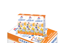 โยเกิร์ตพร้อมดื่ม ยูเอชที กลิ่นส้ม สูตรผสมวิตามินและแร่ธาตุ (ตราไทย-เดนมาร์ค มิลค์แลนด์) DKY MILK LAND Sig Orange