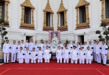 ปลัดกระทรวงเกษตรและสหกรณ์ ถวายพวงมาลาถวายราชสักการะ และเป็นเจ้าภาพพระพิธีธรรมสวดพระอภิธรรมพระบรมศพ 09 02 69 (1)